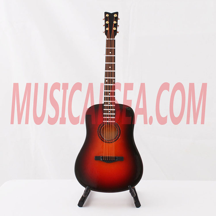 Miniature guitar christmas decoration supplie